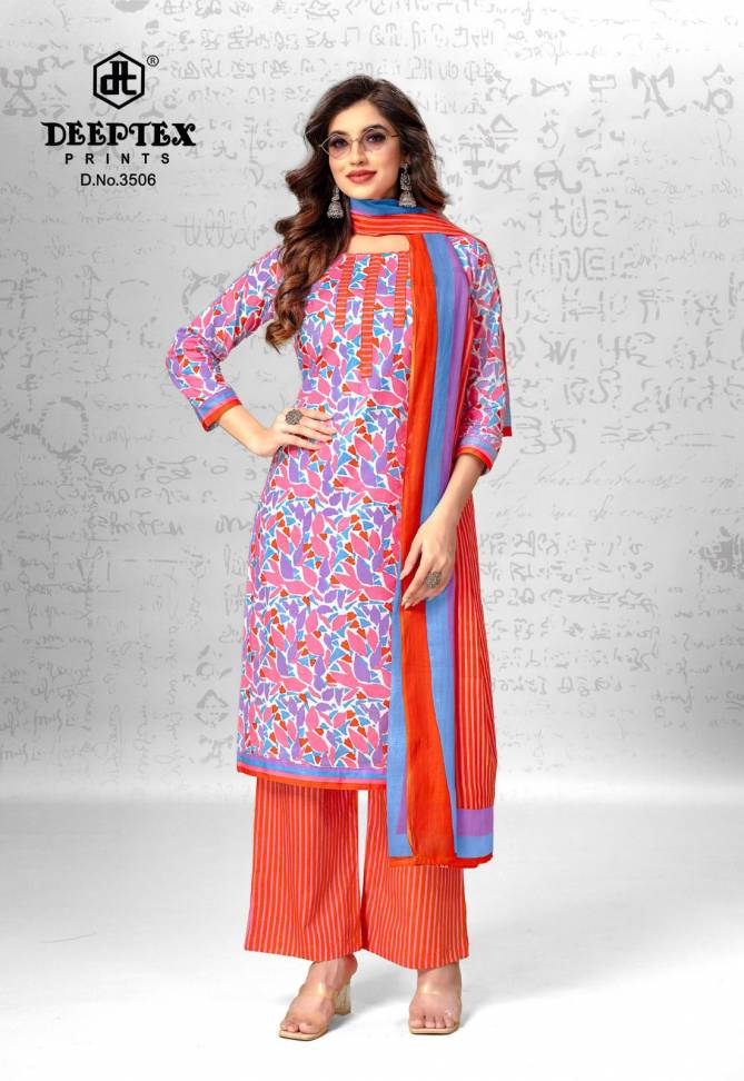 Deeptex Chief Guest Vol 35 Cotton Dress Material Wholesale Shop In Surat
